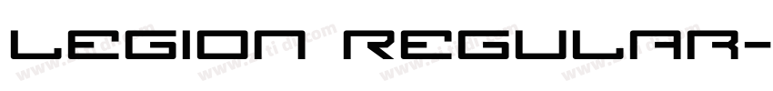 Legion Regular字体转换